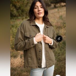 CJLA olive green Hunter jacket
